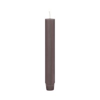 Flachkopf-Stabkerze Dunkel-Leinen 185 x Ø 26 mm, 1...