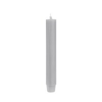 Flachkopf-Stabkerze Tauben-Grau 185 x Ø 26 mm, 1...
