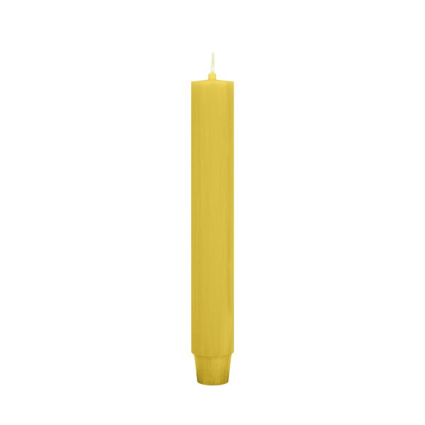 Flachkopf-Stabkerze Hanf 185 x Ø 26 mm, 1 Stück