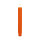 Flachkopf-Stabkerze Orange 185 x Ø 26 mm, 1 Stück
