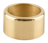 Kerzenring Gold für den Tropfschutz &...