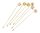 Kerzenlöscher Set 6 Stück Länge 27 cm