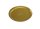 Kerzenteller rund Gold Alu "fein-matt" Ø 100 mm