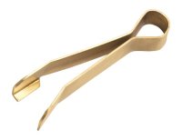 Dochtlöscher-Cutter Messing Gold Länge  8 cm