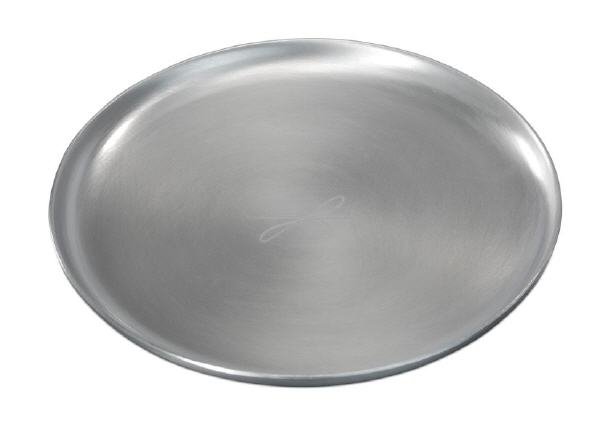 Kerzenteller rund Silber Alu "fein-matt" Ø 150 mm