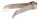 Dochtlöscher-Cutter Messing Silber Länge  8 cm
