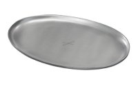 Kerzenteller oval Silber Alu 100 x 170 mm (für...