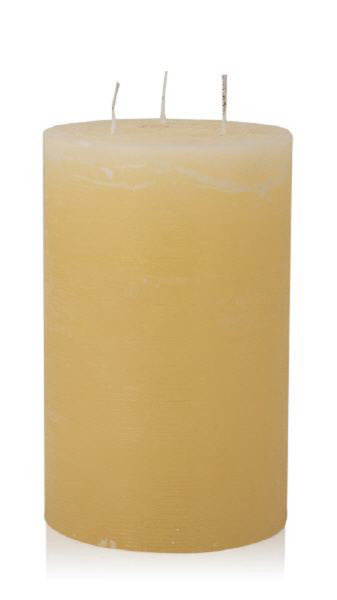 Indoor-Kerze 3 Docht Bisquit 200 x Ø 120 mm