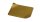 Kerzenteller rechteckig Gold Alu "satiniert" mit zwei hochgebogenen Ecken 90 x 120 mm