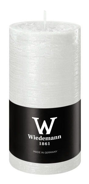 Marble Rustik Kerzen Weiß 120 x Ø 58 mm