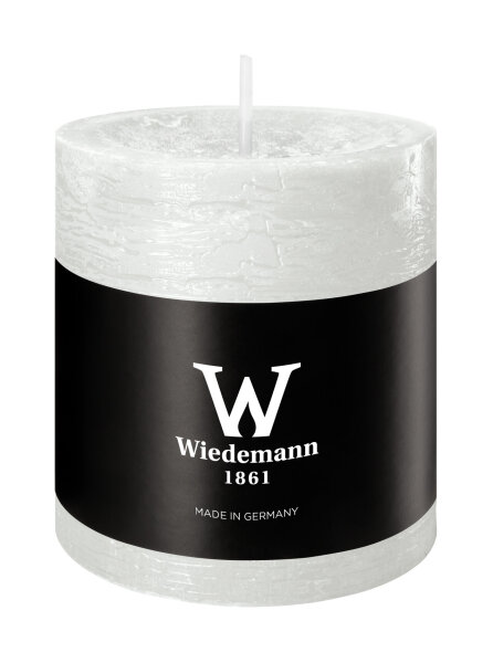 Marble Rustik Kerzen Weiß 80 x Ø 68 mm