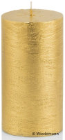 Rustik Metallic Stumpenkerze Gold  90 x Ø 58 mm, 1...