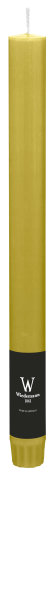 Durchgefärbte Rustik Stabkerzen Grün 270 x Ø 23 mm, 12 Stück