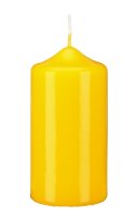 Stumpenkerzen Goldgelb 60 x Ø 40 mm, 12 Stück