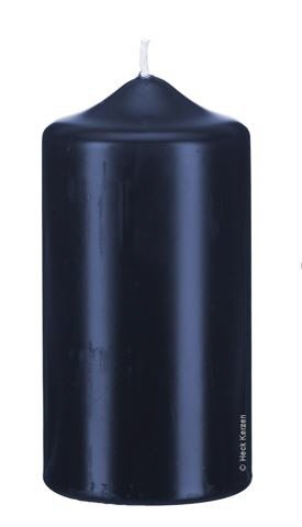 Stumpenkerzen Nachtblau Dunkelblau 100 x Ø 80 mm, 6 Stück