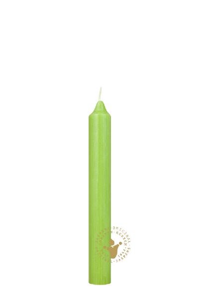 Boutique Leuchterkerzen durchgefärbt Kiwi Grün 180 x Ø 22 mm, 10 Stück