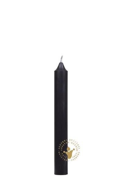 Boutique Leuchterkerzen durchgefärbt Schwarz 180 x Ø 22 mm, 10 Stück