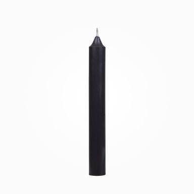 Boutique Leuchterkerzen durchgefärbt Schwarz 180 x Ø 22 mm, 10 Stück