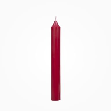 Boutique Leuchterkerzen durchgefärbt Bordeaux 180 x Ø 22 mm, 10 Stück