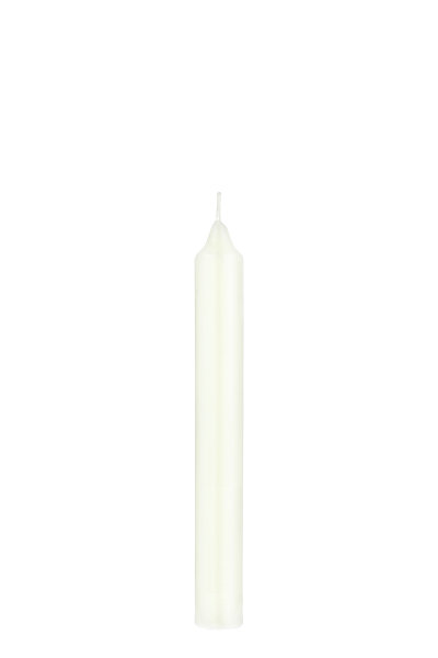 Boutique Leuchterkerzen durchgefärbt Elfenbein 180 x Ø 22 mm, 10 Stück