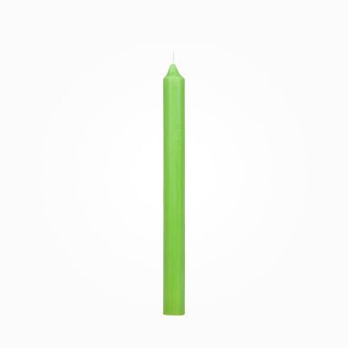 Boutique Leuchterkerzen durchgefärbt Kiwi 250 x Ø 22 mm, 8 Stück