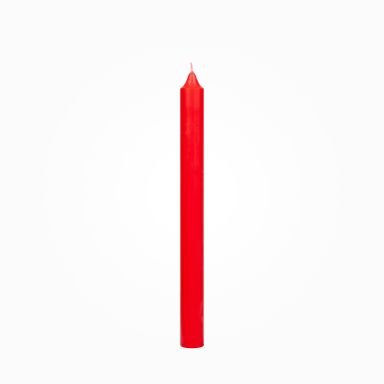Boutique Leuchterkerzen durchgefärbt Rot 250 x Ø 22 mm, 8 Stück