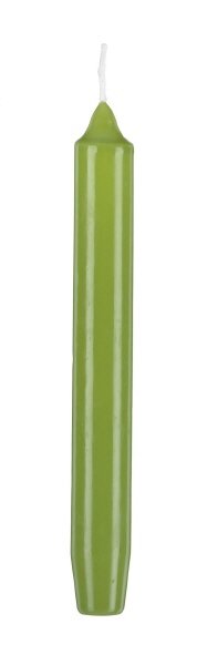 Tafelkerzen Limonegrün 190 x Ø 21 mm, 48 Stück