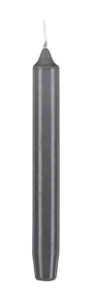 Tafelkerzen Grau 190 x Ø 21 mm, 48 Stück