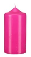 Stumpenkerzen Fuchisa Pink 120 x Ø 80 mm, 6...