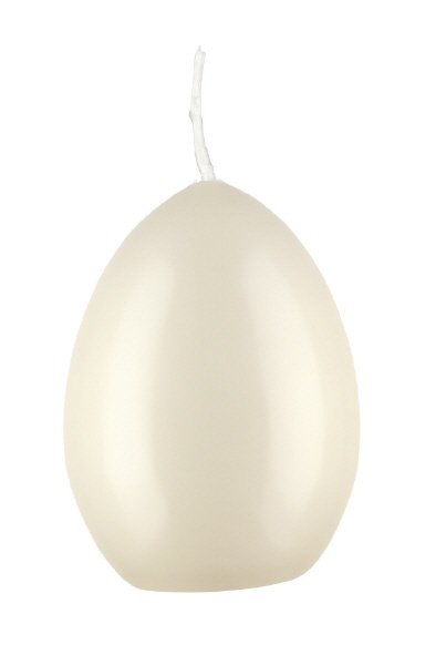Eierkerzen Vanilla 90 x Ø 60 mm, 6 Stück