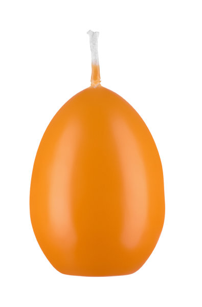 Eierkerzen Mandarin 90 x Ø 60 mm, 6 Stück