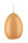 Eierkerzen Mango 90 x Ø 60 mm, 6 Stück