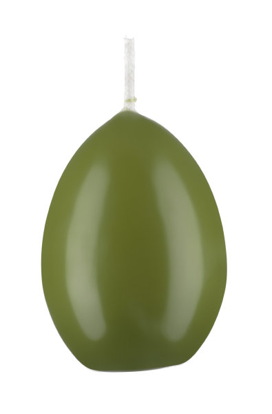 Eierkerzen Scottish Green 90 x Ø 60 mm, 6 Stück