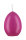 Eierkerzen Fuchsia Pink 90 x Ø 60 mm, 6 Stück