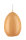 Eierkerzen Mango 120 x Ø 80 mm, 6 Stück