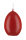 Eierkerzen Erdbeere 120 x Ø 80 mm, 6 Stück