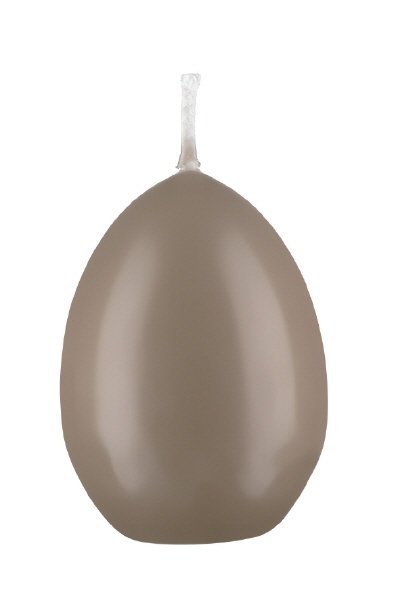 Eierkerzen Portobello Nougat 120 x Ø 80 mm, 6 Stück