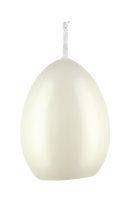 Eierkerzen Elfenbein, 60 x Ø 45 mm, 30 Stück