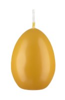 Eierkerzen Honig, 60 x Ø 45 mm, 30 Stück
