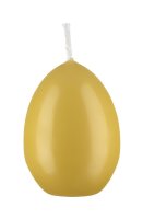 Eierkerzen Senf Mustard, 60 x Ø 45 mm, 30 Stück