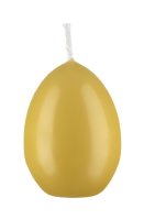 Eierkerzen Senf Mustard, 60 x Ø 45 mm, 30 Stück