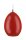 Eierkerzen Rot, 60 x Ø 45 mm, 6 Stück