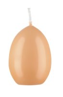 Eierkerzen Lachs, 60 x Ø 45 mm, 6 Stück