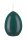 Eierkerzen Maxi Dunkelgrün 140 x Ø 100 mm, 6 Stück