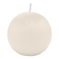 Kerzen Kugel Elfenbein Ø 100 mm, 4 Stück