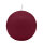 Kerzen Kugel Bordeaux Ø 80 mm, 6 Stück