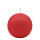Kerzen Kugel Rot Ø 60 mm, 16 Stück