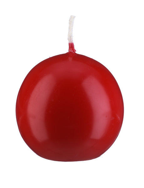 Kerzen Kugel Erdbeere Ø 50 mm, 16 Stück
