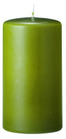 Mini Stumpenkerzen (Flachkopf) Scottish Grün 50 x...