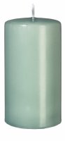 Mini Stumpenkerzen (Flachkopf) Seafoam Seegrün 50 x...